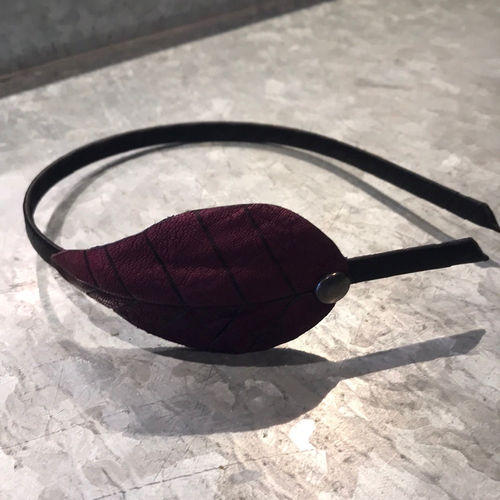 SOLD-New Leaf Headband - unique